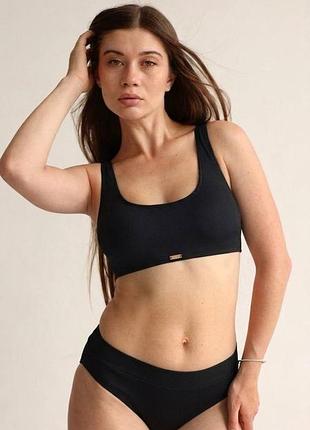 Купальник топ+ плавки в чорному кольорі s,m, l ,xl