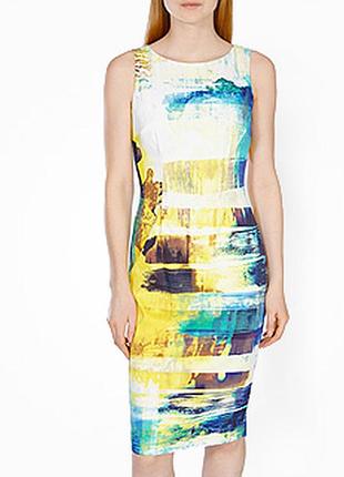 Меди платье karen millen mineral print signature stretch