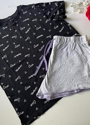Пижама трикотажная комбинированная primark /disney
