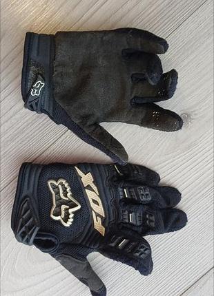 Рукавиці кросові  мотоциклетні, вело  дитячі fox dirtpaw black