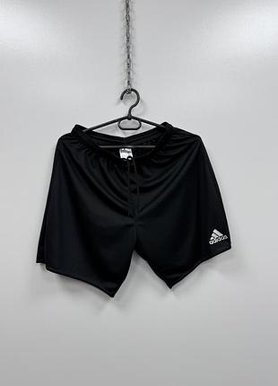 Легкі спортивні чоловічі чорні шорти adidas