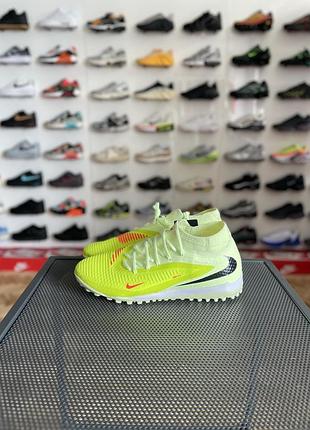 Оригінал! сороконіжки nike phantom 6 high academy green (hq2277-800)