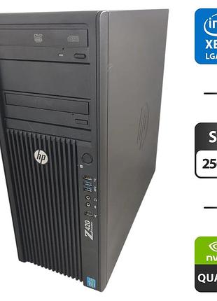 Рабочая станция hp z420 workstation tower / intel xeon e5-2658 v2 (10 (20) ядер по 2.4 - 3.0 ghz) / 32 gb ddr3 / 256 gb ssd /