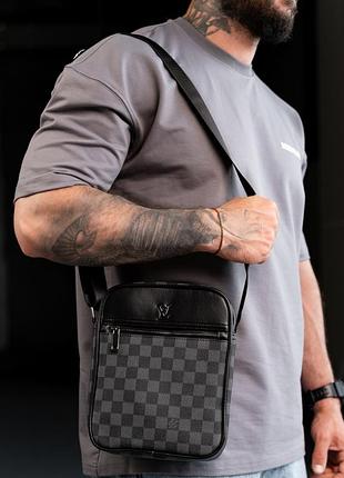 Сумка через плечо lv black 3