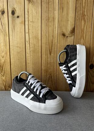 Весняні літні кеди взуття кросівки adidas nizza platform