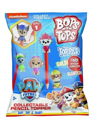 Колекційна фігурка-топер sambro серії "bop n tops" – щенячий патруль (1 фігурка, 18 видів в асорт.)