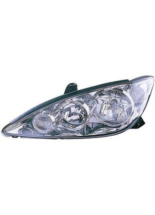Фара передняя toyota camry 2004-2006, usa, левая h4/hb3, электрическая/механическая регулировка, depo, 212-11j1l-ld-em