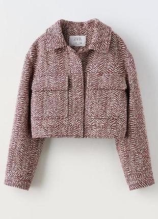 Укорочений жакет zara