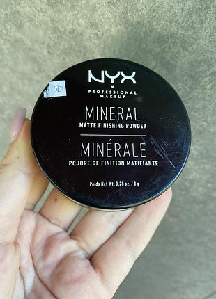 Мінеральна пудра від nyx