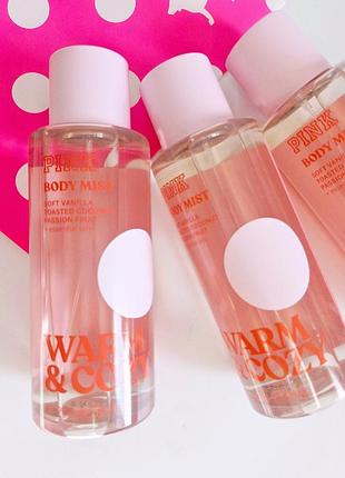 Парфюмированный спрей victoria's secret pink warm &amp; cozy 250 мл мл мист victoria’s secret парфюм
