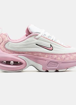 Розовые женские кроссовки nike air max portal pink white х портал 38