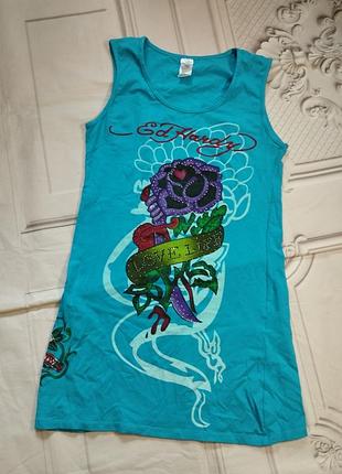Платье винтаж ed hardy