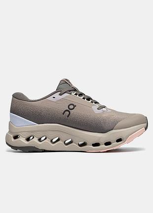 Бежевые женские кроссовки loewe on running cloudsurfer trail 2 waterproof х лойве 36