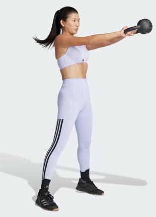 Жіночі спортивні лосіни optimé 3-stripes full-length leggings