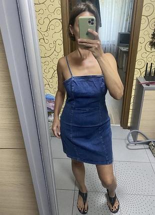 Джинсовий сарафан denim