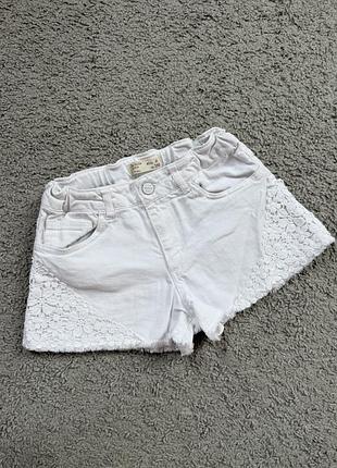 Джинсові шорти zara 8 років 128 см відмінний стан