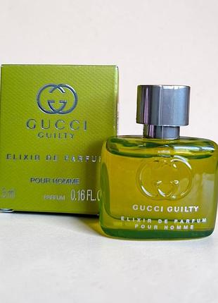 Gucci guilty elixir de parfum pour homme миниатюра 5 мл