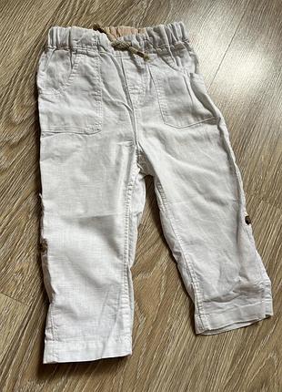 Літні лляні штани h&m 92