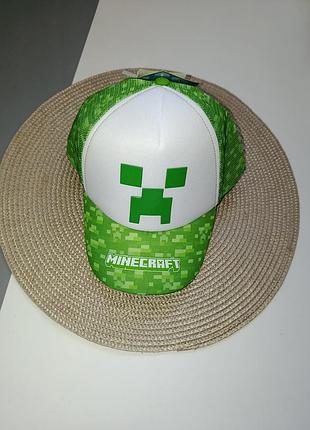Бейсболка, кепка на хлопчика 8-12 років (128-152 см), minecraft.