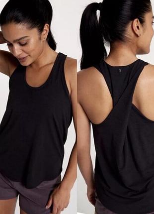 Жіноча спортивна майка calia women's twist back tank, pure black, small