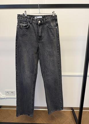 Джинси чорні жіночі розмір 36 zara