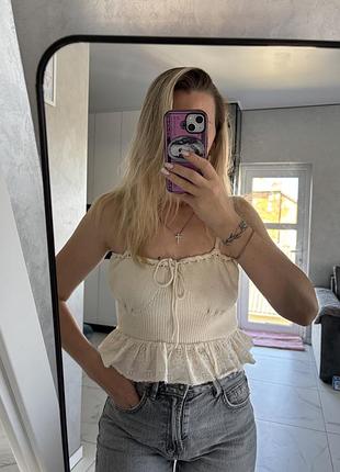 В'язаний топ zara