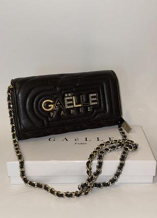 Шкіряна сумка бренд gaelle paris