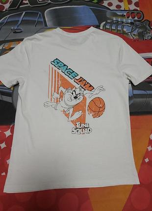 Футболка с принтом «космический джем» (space jam).