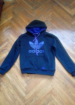 Худи, свитшот, толстовка женская утепленная оригинал adidas