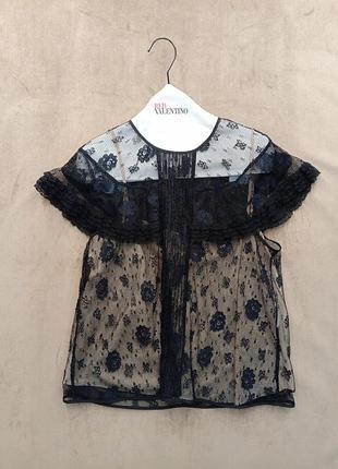 Блуза red valentino гипюровая