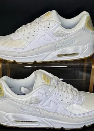Мужские кроссовки nike air max 90 se "frank rudy" в цвете summit white/white.43