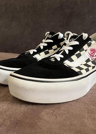 Жіночі кросівки vans ward platform suede/canvas