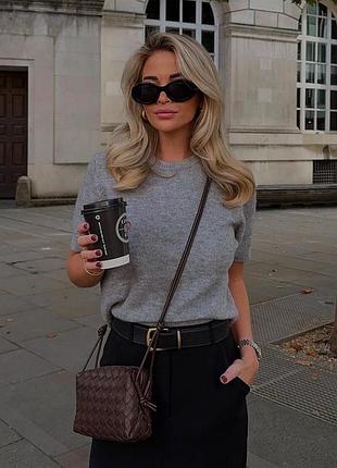 Светр футболка з коротким рукавом zara