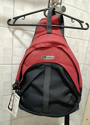 Оригінальний однолямковий рюкзак-слінг reebok (сумка через плече)
