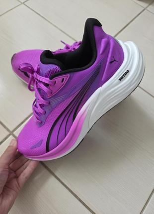 Беговые кроссовки puma electrify nitro 3, фиолетовые