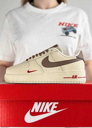 Женские кроссовки nike air force 1 mocco