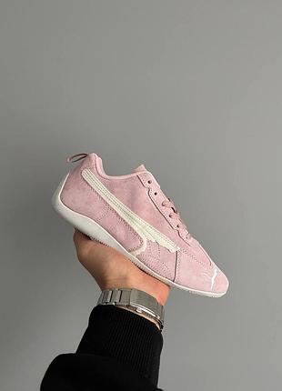 Жіночі кросівки puma speedcat suede balenciaga in pink