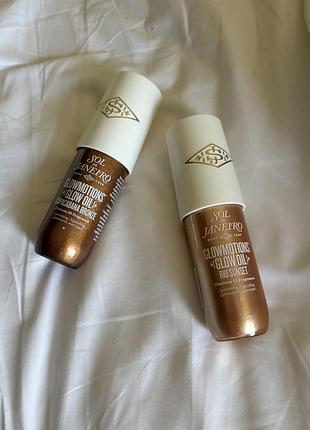 Масло для тела с блеском sol de janeiro glowmotions glow body oil color: rio sunset size 2.5 oz/ 75 ml