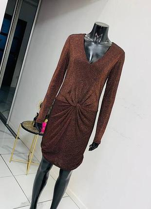 Блестящее платье ted baker (размер uk 12 / l)