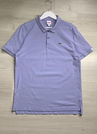Чоловіче чудове поло lacoste live оригінал бавовняне преміум футболка поло розмір xl / ua 54 стильне брендовe поло casual