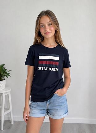 Футболка унісекс tommy hilfiger 152 см оригінал підійде для школи