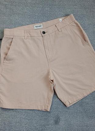 Чоловічі лляні шорти jack & jones р. l