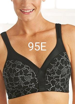 42e/95е, черный бюстгальтер glorify soft bra swegmark of sweden, новый