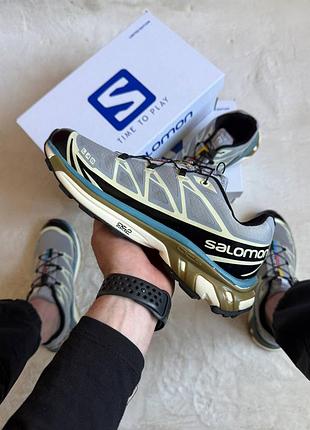 Кроссовки мужские salomon xt-6 s-lab soft ground gray