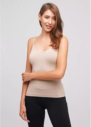 Стягуюча ( корегуюча) майка-топ marks & spencer з сіткою (uk 14 / l)