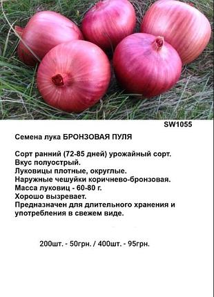 Семена лука бронзовая пуля