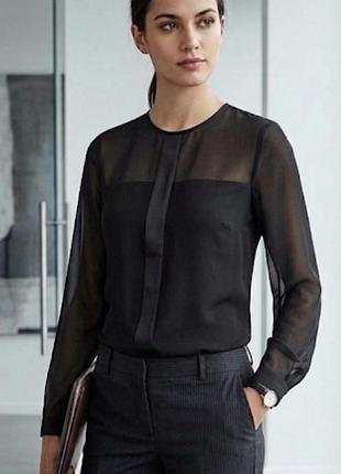 Блуза женская шифон р.xs  zara