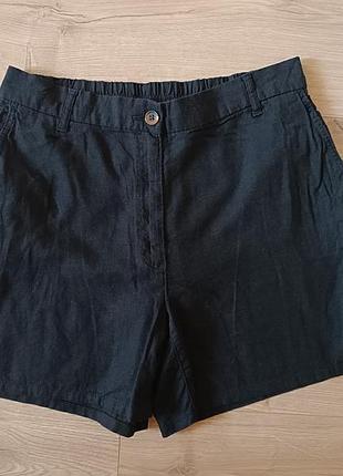 Женские льняные шорты h&amp;m linen blend