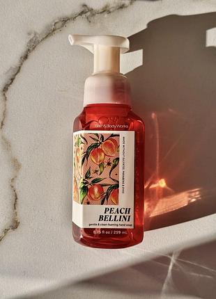 Мило-пінка для рук peach bellini bath&body works