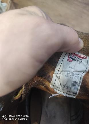Кожаные ботинки red wing оригинал 100% 4